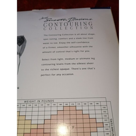 Hanes Smooth Illusions Contouring Leg Pantyhose Medium Style 637 Sand Color - Picture 6 of 7